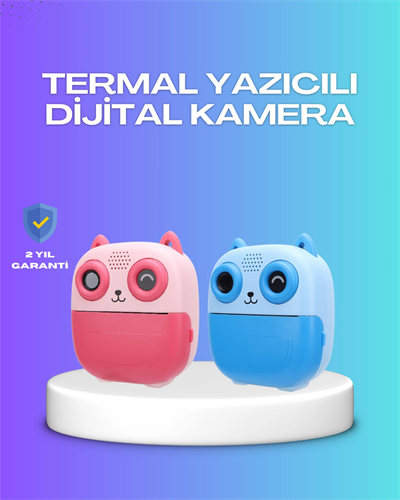 2.4 İnç Ekranlı Çocuk Fotoğraf Makinesi 6X Zoom Özellikli