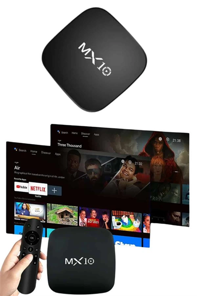 2.4G Wifi Tv Box Medya Oynatıcı TV Uyumlu MX Box Kutusu Android TV