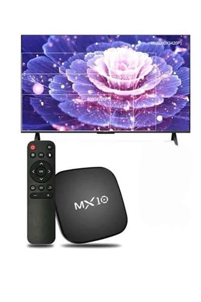 2.4G Wifi Tv Box Medya Oynatıcı TV Uyumlu MX Box Kutusu Android TV