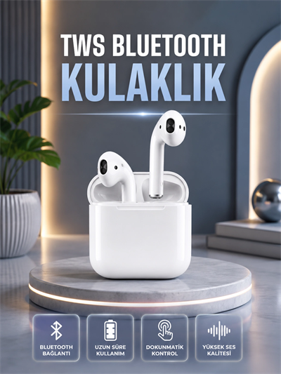 2.Nesil Kablosuz Bluetooth Kulaklık Uzun Pil Ömrü