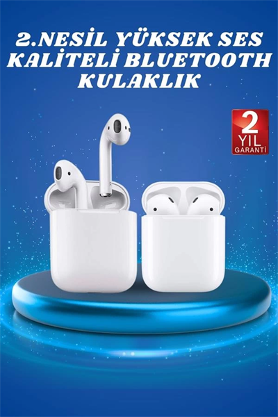 2.Nesil Yeni Model TWS Bluetooth Kulaklık Dokunmatik Kontrol Yüksek Ses Kaliteli