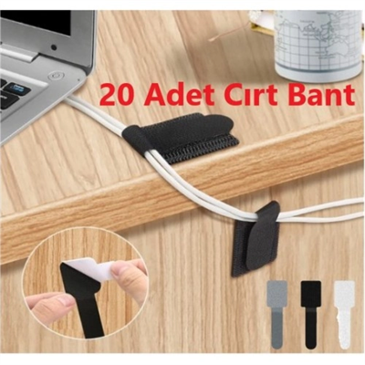 20 Adet Kendinden Yapışkanlı Cırt Cırtlı Bant Bx40