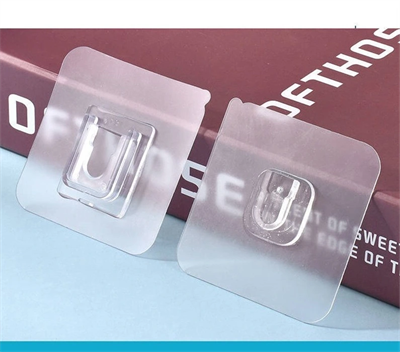 20 Adet Şeffaf Çift Taraflı Yapışkanlı Geçmeli Klips Eşya Sabitleme Askısı