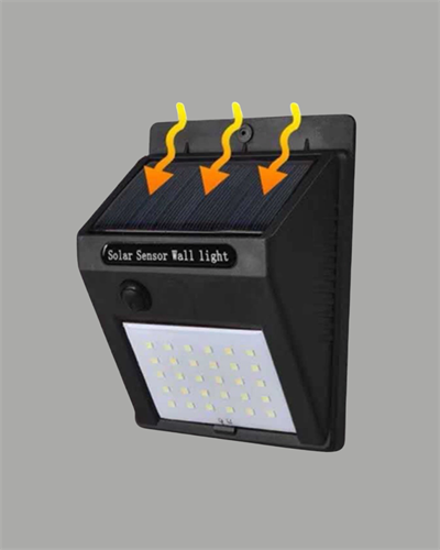 20 LED Güneş Enerjili Hareket Sensörlü Dış Mekan Duvar Lambası
