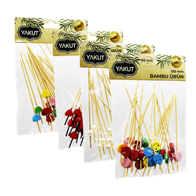 20 PARÇA BAMBU KOKTEYL KÜRDAN 120MM (3936)