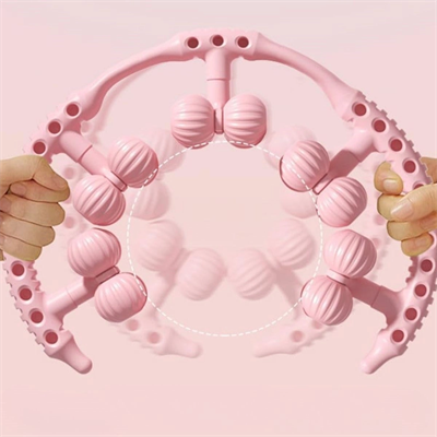 20 Tekerlekli Ayarlanabilir Bacak ve Kol Masaj Aleti – 360° Tam Daire Derin Doku Kas ve Lenfatik Masaj Silindiri