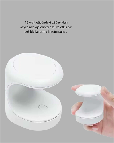 20.000 RPM Tırnak Matkabı + Mini LED Oje Kurutma Cihazı Seti Yeni Nesil