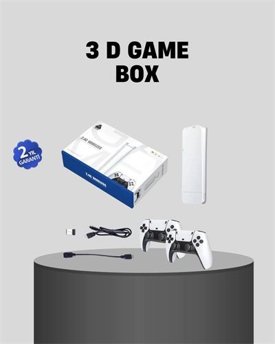 20.000 Yüklü Oyunlu Kablosuz Retro Oyun Konsolu 4K Destekli