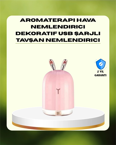 200 ml Ultrasonik Aroma Difüzör ve Hava Nemlendirici Gece Lambalı
