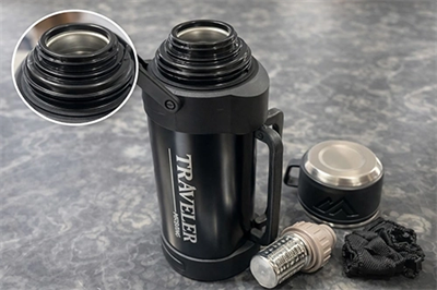 2000 Ml Çift Katmanlı Vakumlu Paslanmaz Çelik Termos Alk4641