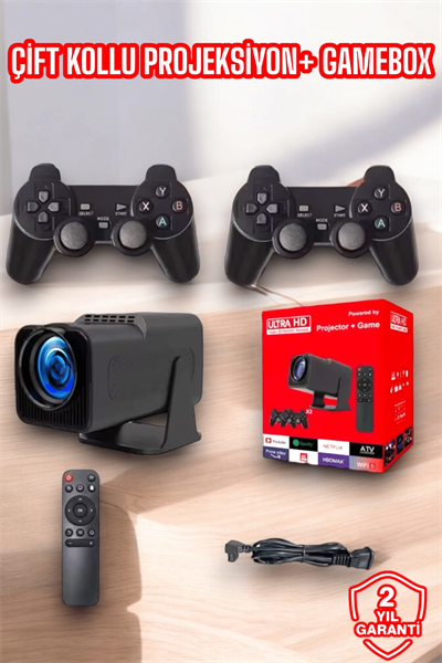 2000+ Oyun ve Popüler Uygulama Destekli Çok Fonksiyonlu Projeksiyon