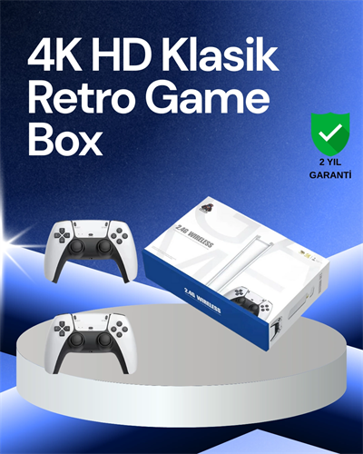 20000 Oyunlu Retro TV Oyun Konsolu 64GB SD Kartlı Model