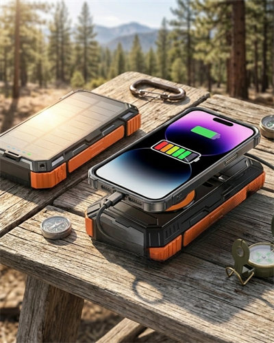 20000 mAh Powerbank Güneş Enerjili Kablosuz Şarj Hızlı Şarj Taşınabilir Batarya (Kopya)
