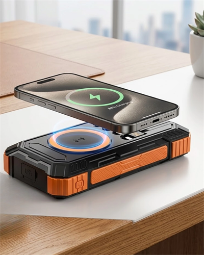 20000 mAh Powerbank Güneş Enerjili Kablosuz Şarj Hızlı Şarj Taşınabilir Batarya (Kopya)