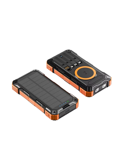 20000 mAh Solar Powerbank Kablosuz Şarj Özellikli Kamp ve Seyahat İçin Taşınabilir Güç Kaynağı
