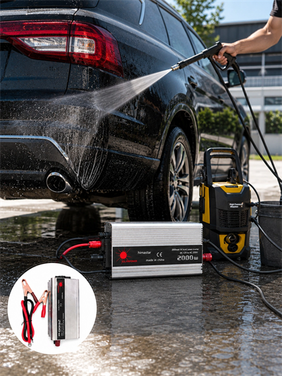 2000W Akü İnvertör Araçtan Elektrik Kullanımı Sağlayan