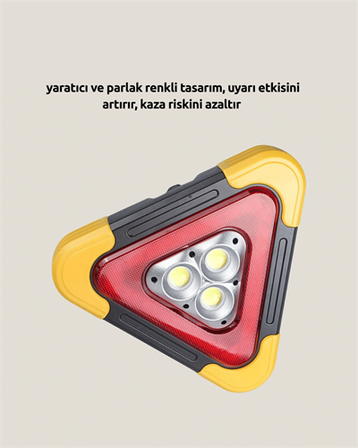 2000mAh Kapasiteli Taşınabilir Üçgen Park Lambası Yeni Nesil