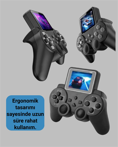 2025 A Kalite S10 Gamepad 520 Oyunlu TV Bağlantılı Retro Atari Konsolu Yeni Nesil