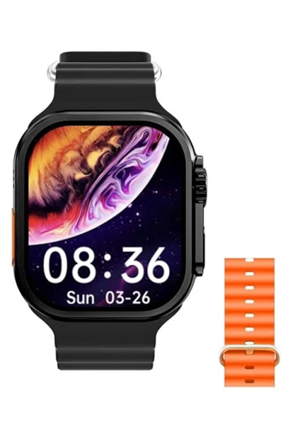 2025 Model Akıllı Saat Çift Kordon Ios Ve Android Arama Cevaplama Sesli Asistan