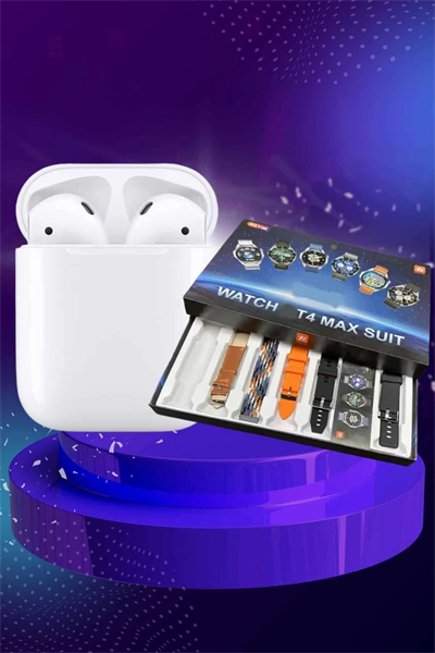 2025 Model Akıllı Saat ve 2.Nesil TWS Bluetooth Kulaklık Yüksek Ses Kaliteli