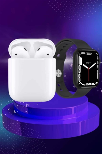 2025 Model Akıllı Saat ve 2.Nesil TWS Bluetooth Kulaklık ANC Özelliği Amoled Ekran