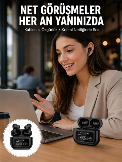 2025 Model Bluetooth Kulaklık Dokunmatik Ekran Yüksek Ses Kalitesi Yeni Nesil