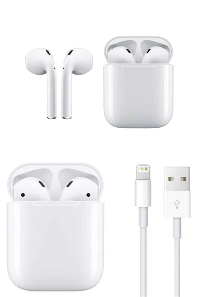 2025 Model Çağrı Cevaplayabilen Bluetooth Kulaklık Beyaz Dokunmatik Kontrol