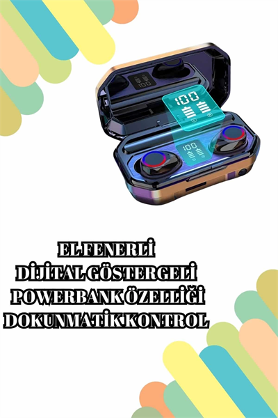 2025 Model Çok Kordonlu Akıllı Saat ve Bluetooth Kulaklık El Fenerli