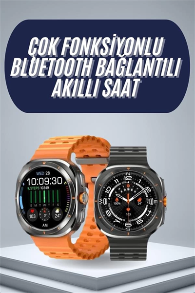2025 Model Gelişmiş Özellikli Nabız Sensörlü Spor Takibi Yapabilen Titreşimli Saat