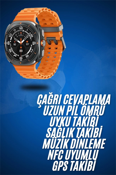 2025 Model Gelişmiş Özellikli Nabız Sensörlü Spor Takibi Yapabilen Titreşimli Saat