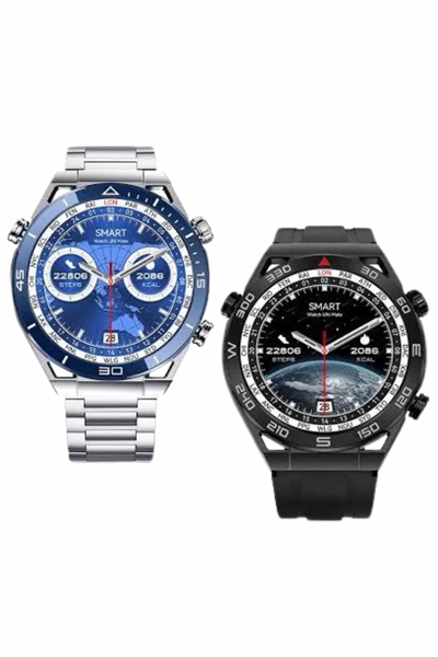 2025 Model Yuvarlak Ekran Android ve İOS Uyumlu GPS Takibi Yapabilen Akıllı Saat