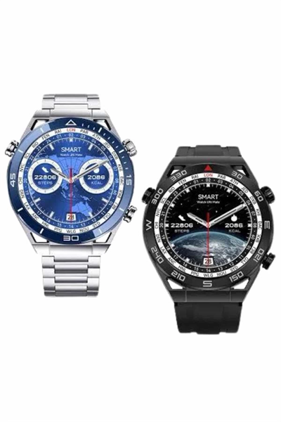 2025 Model Yuvarlak Ekran Android ve İOS Uyumlu GPS Takibi Yapabilen Akıllı Saat