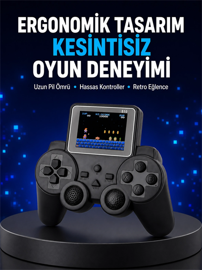 2025 S10 Gamepad 520 Klasik Retro Oyunlu TV Bağlantılı A Kalite Orijinal Yeni Nesil