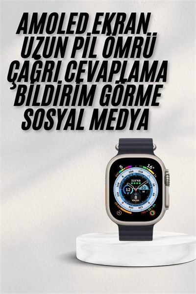 2025 Yeni Model Akıllı Saat Android ve İOS Uyumlu Çağrı Cevaplama