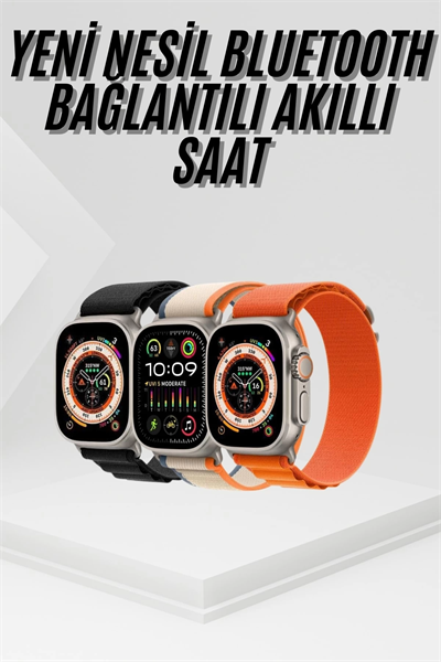 2025 Yeni Model Akıllı Saat Android ve İOS Uyumlu Çağrı Cevaplama
