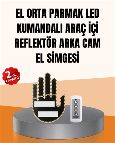 2025 Yeni Seri LED El Şekilli Park Uyarı ve Güvenlik Cihazı Orijinal