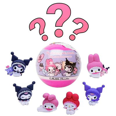 20533 SUN-ITG-CLT-3D FİGÜR MY MELODY KUROMI SÜRPRİZ PAKET KRM 3R 36D