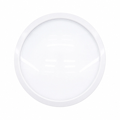 20w Beyaz Metal Kasa Sıva Üstü Yuvarlak Ledli Glop Armatür Ip20 6500k - 1800lm E1212/b Bx40