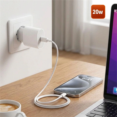 20w Hızlı Şarj Adaptörü Usb-c To Lightning Kablolu – Pd Destekli Süper Hızlı Şarj Cihazı Bx40