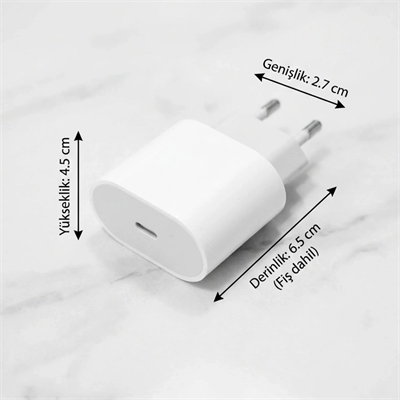 20w Usb-c Hızlı Şarj Adaptörü – Power Delivery (pd) Destekli Güç Adaptörü, Güvenli Şarj Başlığı Bx40