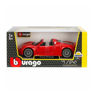 21076  1:24 Porsche 918 Spyder Model Araba