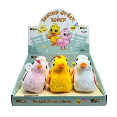 2149 POŞETLİ ÖRDEK MÜZİKLE HAREKETLİ(Belirtilen fiyat, tekli satış için adet fiyatıdır.)