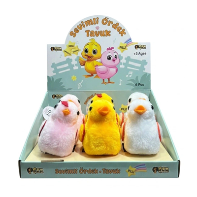 2149 POŞETLİ ÖRDEK MÜZİKLE HAREKETLİ(Belirtilen fiyat, tekli satış için adet fiyatıdır.)