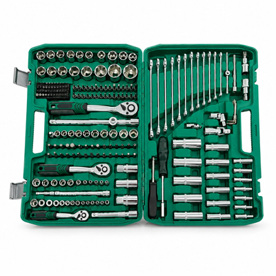216pcs Lokma Seti Lokma - Soket - Bits Adaptör - 3ad.cırcır Kolu Plastik Çantalı Bx40