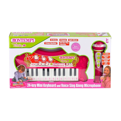 2172 Elektronik Mikrofonlu Işıklı Org 24 Tuş