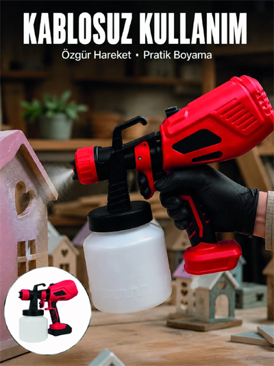 21V Güçlü Motor ile Profesyonel Boyama Performansı