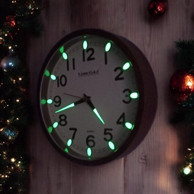 22 Cm Fosforlu Duvar Saati