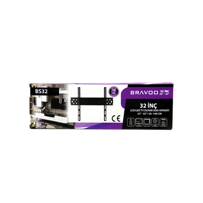 22 İnç ve 44 İnç - 32 İnç Sabit TV Askı Aparatı - LCD LED TV Uyumlu - 56-140 cm