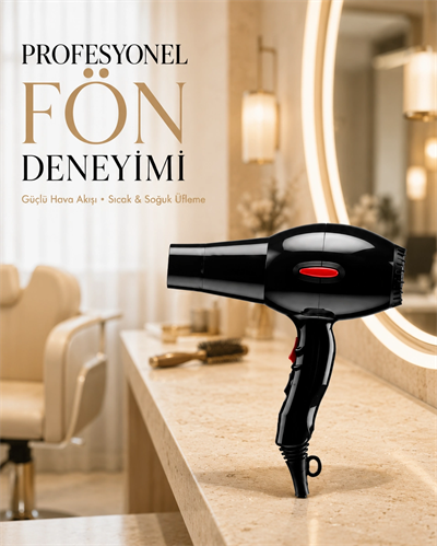 2200 Watt Profesyonel Saç Kurutma Makinesi AC Motorlu Yüksek Performanslı