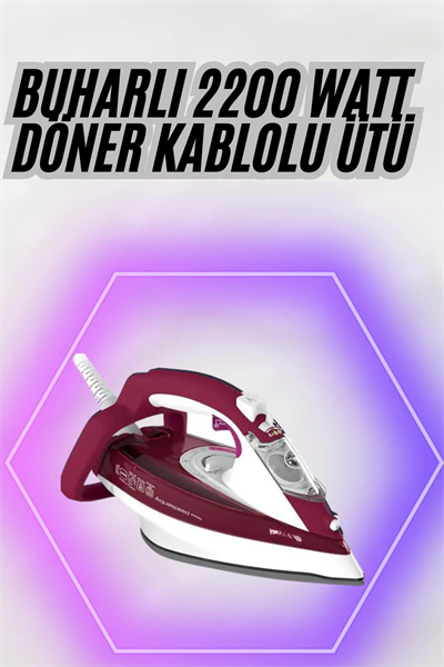 2200W Seramik Kaplama Estetik Tasarımı 360 Derece Dönebilir Kablosu